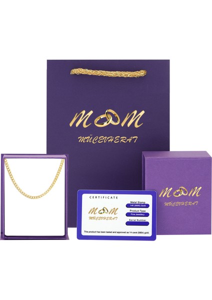 Kadın 14 Ayar Altın Italyan Zincir