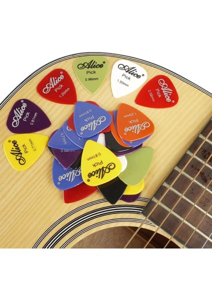 10 Adet Gitar Penası Elektro Guitar Pick Akustik Gitar Penası 6 Kalınlıkta Gitar Penası