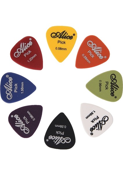 8 Adet Gitar Penası Elektro Guitar Pick Akustik Gitar Penası 6 Kalınlıkta Klasik Gitar Penası