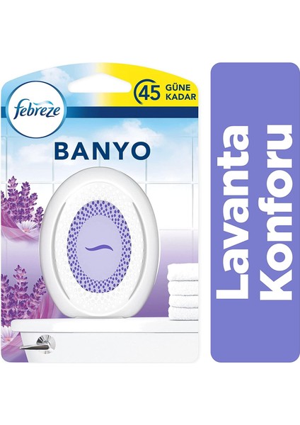 Hava Ferahlatıcı Banyo Oda Kokusu Lavanta 7,5 ml