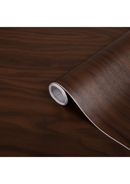 346-0388 Çikolata Kahve Ahşap Desen Yapışkanlı Folyo (45CM x 2mt)
