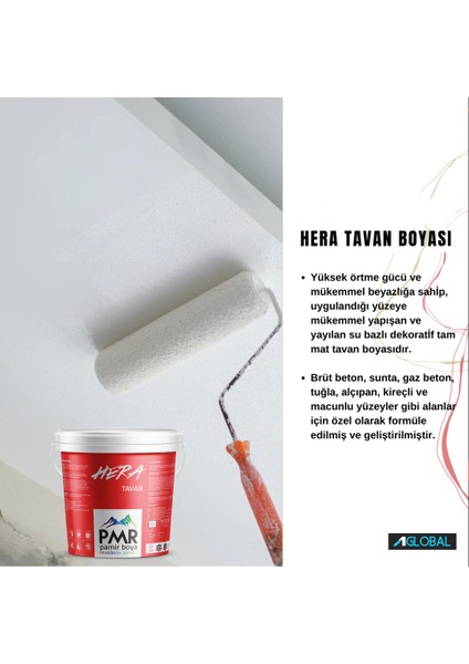 Tavan Boyası Beyaz 3.5Kg-Su Bazlı Dekoratif Tam Mat fiyatları