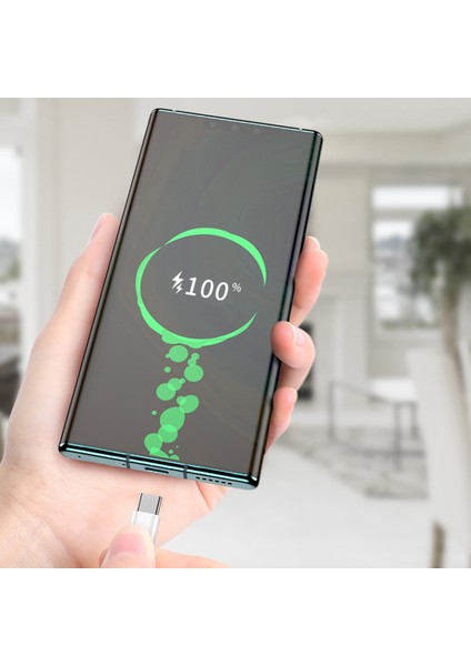 USB C USB Type Kablosu 10W Usbc Şarj Şarj Kablosu Otg Adaptör Kablosu - Beyaz (Yurt Dışından)