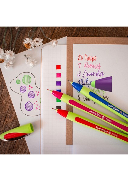 Xpress Fineliner 0.8 Fiber Uçlu Kalem 3 Lü Set modelleri