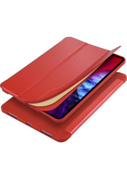 Xphonestore iPad Pro 11 (2020) Için Koruyucu Tablet Kılıfı - Kırmızı (Yurt Dışından)