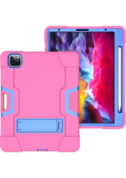 Xphonestore iPad Pro 11 Inch 2021 / 2020 Için Koruyucu Tablet Kılıfı - Kırmızı/mavi (Yurt Dışından)