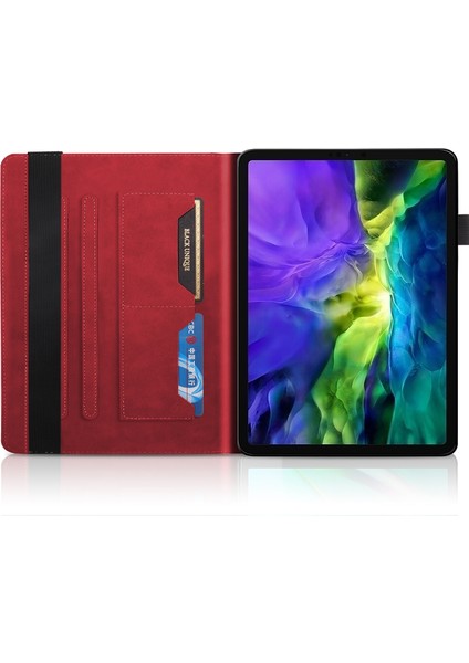 xPhone Store Xphonestore iPad Pro 11 (2020) Için Koruyucu Tablet Kılıfı - Kırmızı (Yurt Dışından)