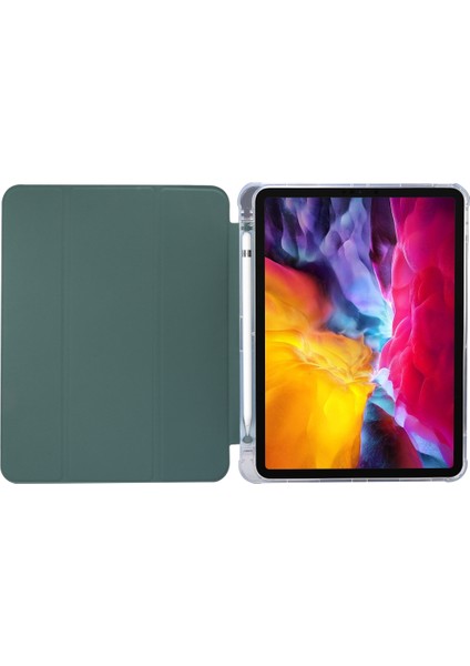 Xphonestore iPad Pro 11 Inch (2020) Için Koruyucu Tablet Kılıfı - Koyu Yeşil (Yurt Dışından)