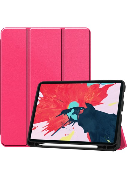 Xphonestore iPad Pro 11 Inch 2020 Için Koruyucu Tablet Kılıfı - Koyu Pembe (Yurt Dışından)