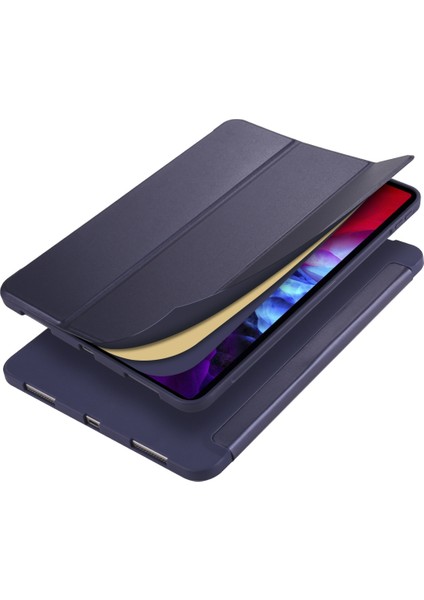 Xphonestore iPad Pro 11 (2020) Için Koruyucu Tablet Kılıfı - Koyu Mavi (Yurt Dışından)