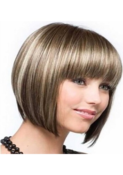 Kısa Saç Cosplay Saç Peruk Kadın Doğal Gerçek Parti Peruk (Yurt Dışından) fırsatları