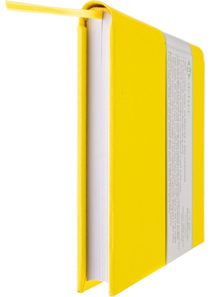 Çizgili Defter - %100 El Yapımı, El Dikişi (İplik Dikiş) Özel Tasarım – 1 Sınıf Viskon Kumaş ile ciltlenmiştir. “Benzersiz Ürün” A/5 Limon Sarı