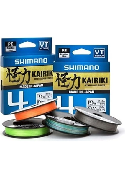 Line Kairiki 4 150M Multi Örgü Misina - 023 mm