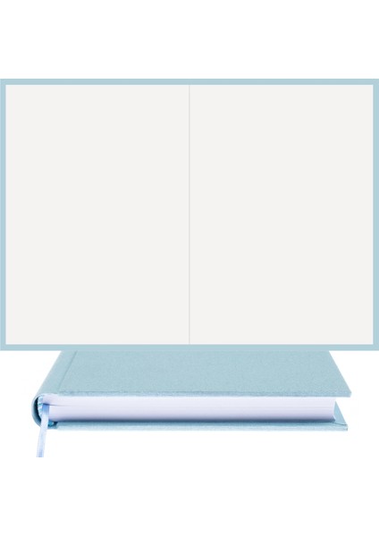 Noktalı Defter - %100 El Yapımı, El Dikişi (İplik Dikiş) Özel Tasarım – 1 Sınıf Viskon Kumaş ile ciltlenmiştir. “Benzersiz Ürün” A/5 Mavi