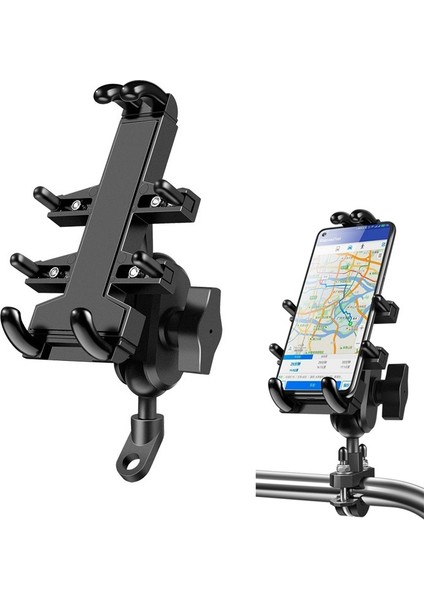 Dikiz Ayna Vidalı Delik Motosiklet Gideri Telefon Tutucusu Siyah (Yurt Dışından) fiyatları