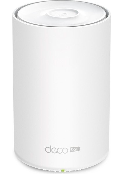 TP-Link Deco X50-DSL(1-pack), AX3000 Mbps, Dual-Band, Gigabit Ethernet Portları, 150 Cihaza Kadar Bağlantı, 230 m² 'ye Kadar Kapsama, Fiber Destekli Wi-Fi 6 VDSL Mesh Modemi