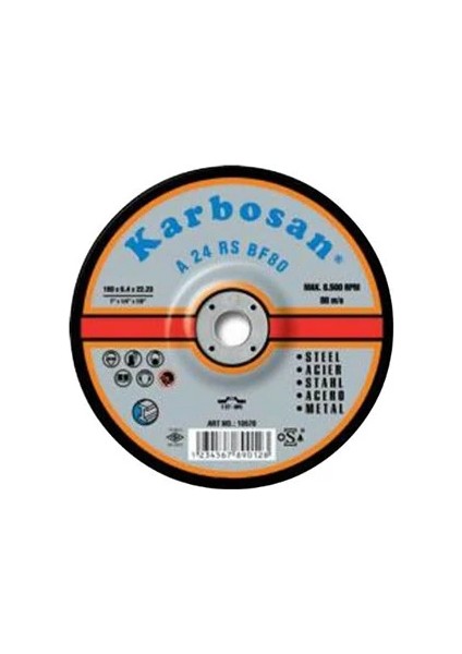 115X6.4*22.23 Metal Nk Taşlama Diski (5 Adet)