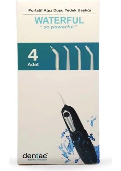 Waterfull Portatif Ağız Temizleme Duşu 4 Adet Yedek Uç
