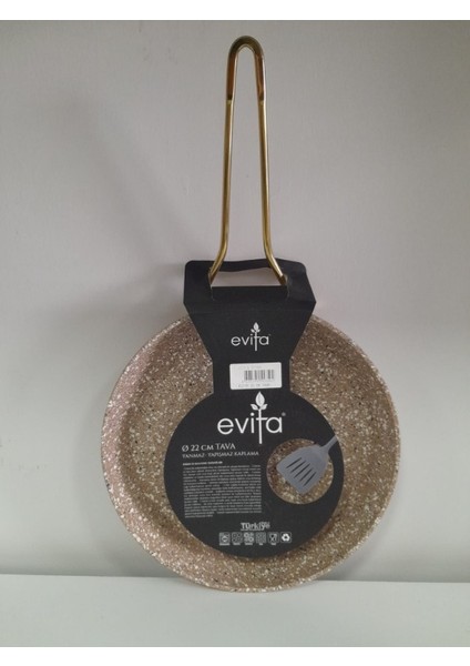 22 cm Granit Tek Kulp Gold Tava