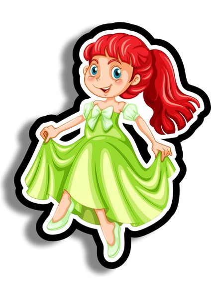 Prenses-3 Ahşap Mini Rozet