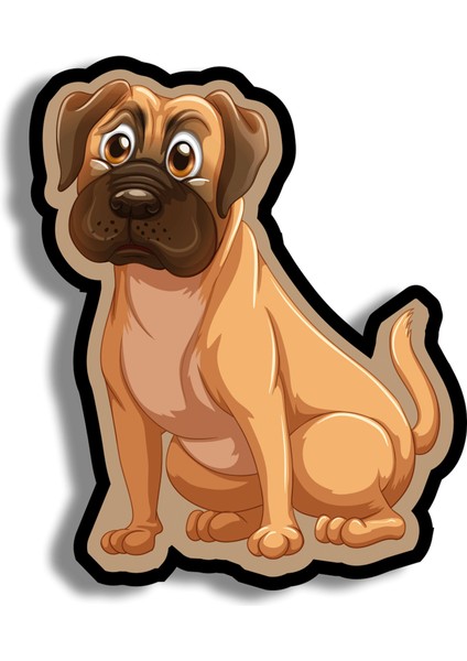Dog-3 Ahşap Mini Rozet