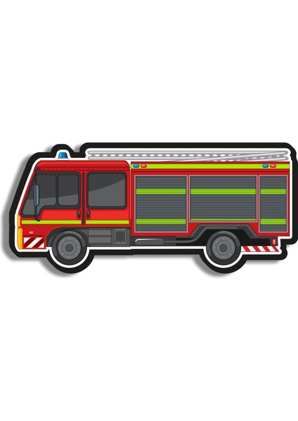 Fire Truck Ahşap Mini Rozet fiyatları