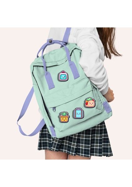 4'lü Miniş Ahşap Mini Rozet