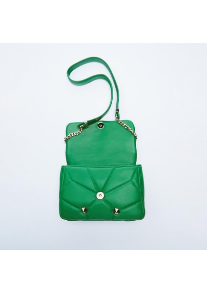 Yeni Kadınların Çantası Beige Nehri Dekorasyonu Omuz Gönderici Çantası Basit Moda Embroider Zinciri Küçük Kare Çantası (Yurt Dışından) fırsatları