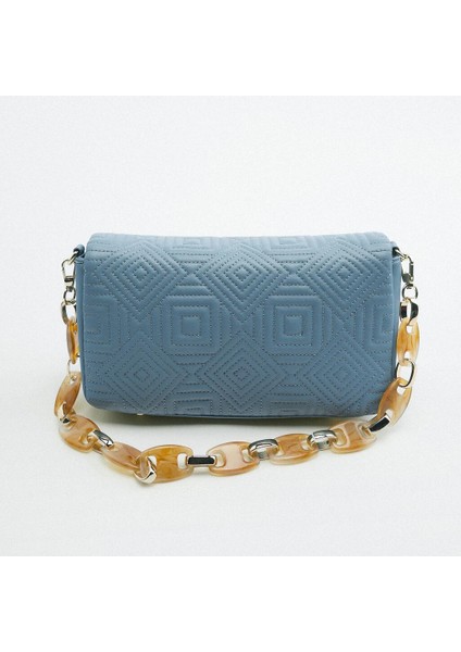 Kadınların Çantası 2023'DE Yeni S Inırlı Kısıtlı Zıncı Omuz Çantası Moda Trendi Basit Embroider Çizgi, Çevre Küçük Kare Çantası (Yurt Dışından) indirimleri