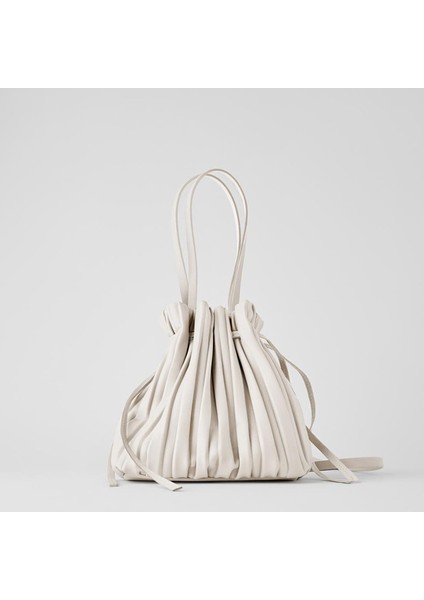 Yeni Moda Kadınların Çantası Beyaz, Küçük Mini Kemer Ağzı Diagonal Bir Omuz Çantası (Yurt Dışından)