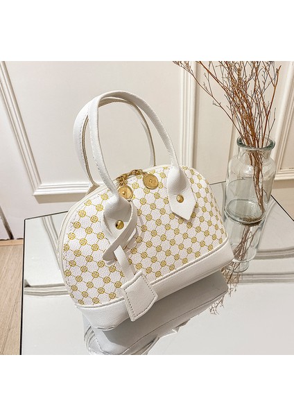 Baskılı Tote Vintage Kadın Çantası (Yurt Dışından)