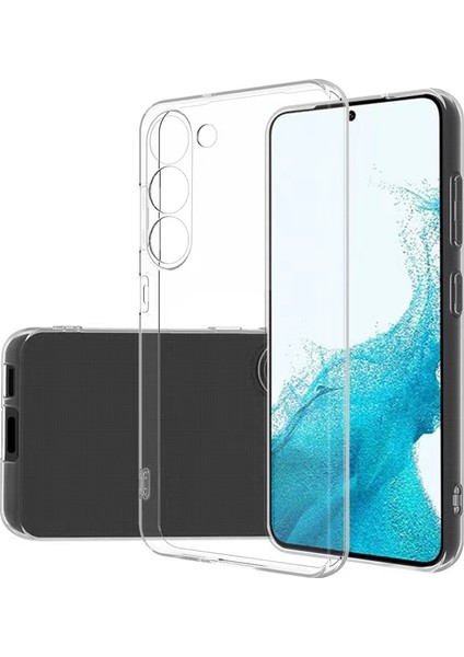 Galaxy A04E ile Uyumlu Kılıf Süper Pürüzsüz Yüzey Şeffaf Silikon Kapak
