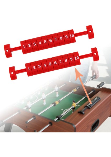 2x Foosball Skorlama Birimleri Oyun Skorbord Foosball Red (Yurt Dışından) modelleri