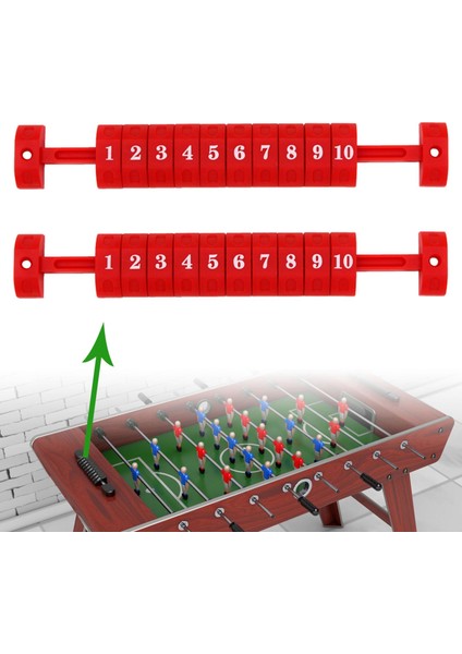 2x Foosball Skorlama Birimleri Oyun Skorbord Foosball Red (Yurt Dışından) indirimleri