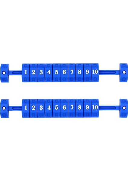 2x Foosball Skorlama Birimleri Oyun Skorbord Foosball Mavi (Yurt Dışından)