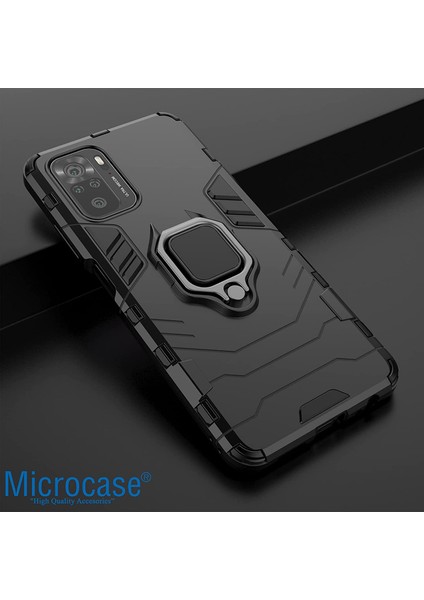 Xiaomi Poco M5S (Global) Batman Serisi Yüzük Standlı Armor Kılıf - Siyah AL3349 fırsatları