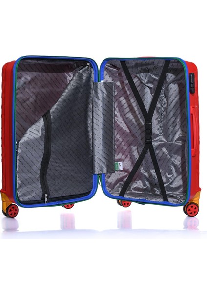 14BNT200-SET-KR Kırmızı Unisex 3 Lü Set Bavul indirimleri