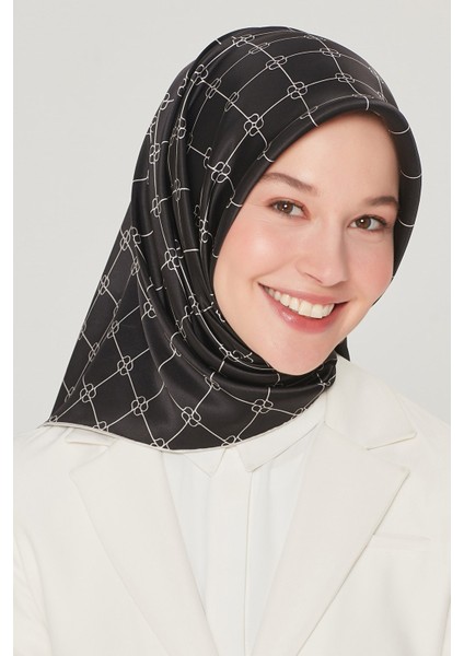 Nostalji Serisi Ipek Twill Eşarp 8555D-14