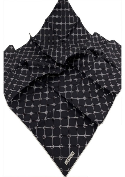 Nostalji Serisi Ipek Twill Eşarp 8555D-14