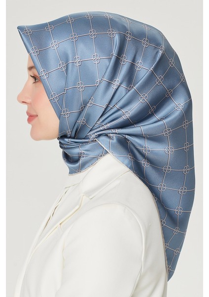 Nostalji Serisi Ipek Twill Eşarp 8555D-17