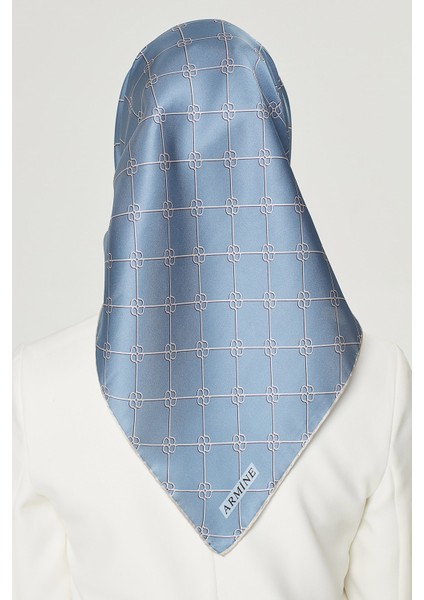 Nostalji Serisi Ipek Twill Eşarp 8555D-17