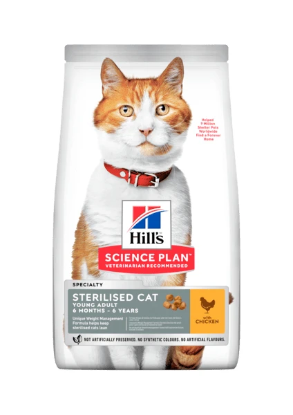 Science Plan Tavuklu Kısırlaştırılmış Yetişkin Kedi Maması 10 kg