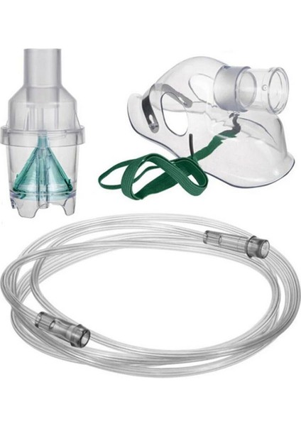 Oksijen Maskesi İlaç Hazneli Çocuk Pediatrik Nebulizatör Maske - 5 Adet