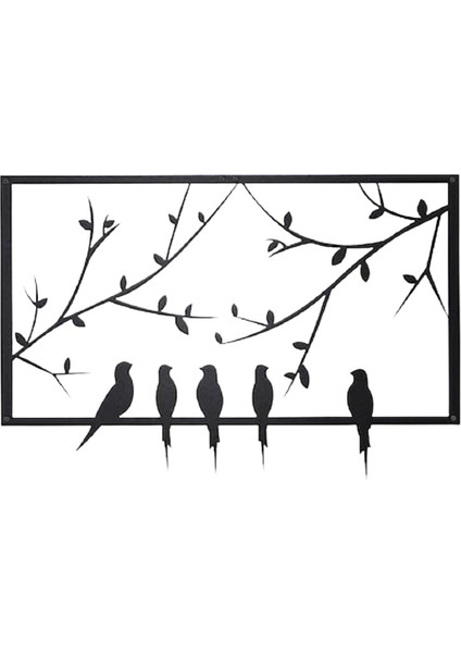 Kuşlar Lazer Kesim Metal Tablo fiyatları