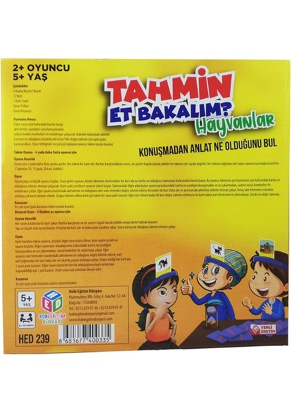 Tahmin Et Bakalım? Hayvanlar