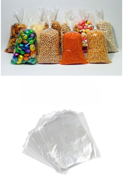 Naylon Torba 20X30CM Birlik Şeffaf Şeker Bakliyat Bakkaliye Torbası/dolap Poşeti Kalın 1kg