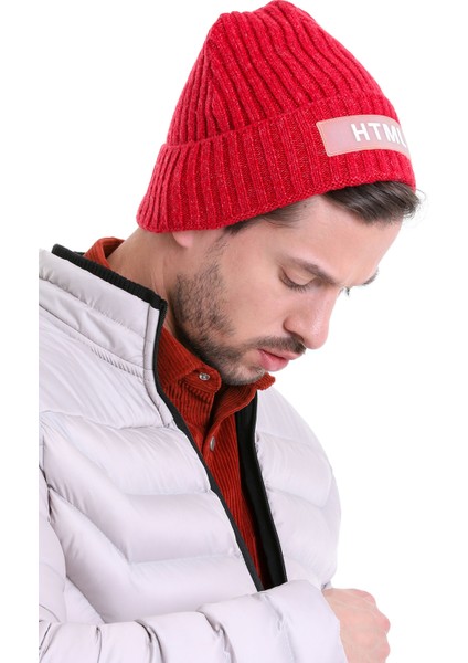 Kırmızı Pamuklu Düz Örgü Bere fırsatları