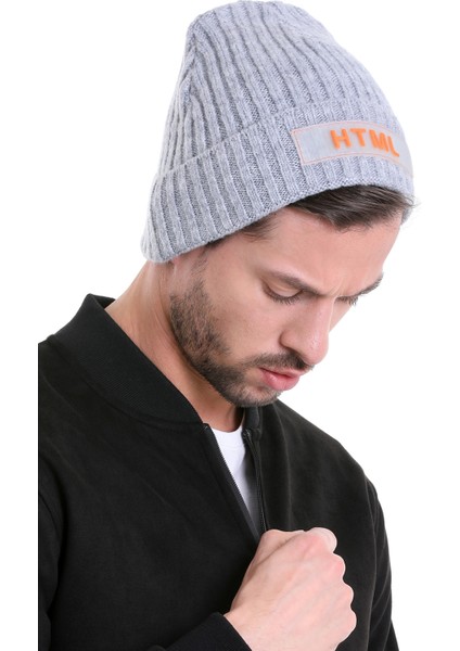 Koyu Gri Pamuklu Düz Örgü Bere fırsatları