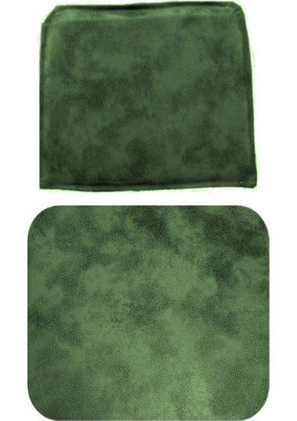 Knsz minder seti 1 li mazlum haki siyah kumaş oturma ve sırt tel sandalyesi minderi bir arada