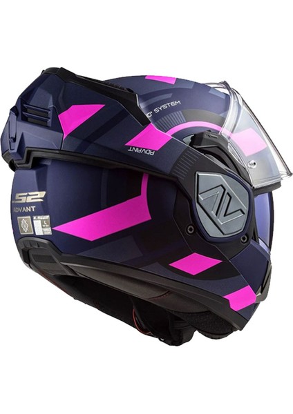 Advant Velum Mat Mavi-Pembe Kask